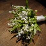 lily of the valley and spray roses